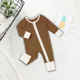 Maxbell Baby Long Sleeve Romper Bodysuit for Baptism Thanksgiving Day Birthday Party 6 to 9 Month