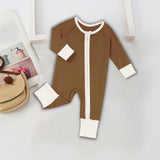 Maxbell Baby Long Sleeve Romper Bodysuit for Baptism Thanksgiving Day Birthday Party 12 to 18 Months