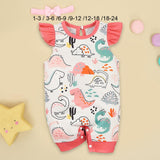Maxbell Newborn Cartoon Pyjama Playsuit Outfits Clothes for Halloween Holiday Casual 1 to 3 Months