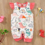 Maxbell Newborn Cartoon Pyjama Playsuit Outfits Clothes for Halloween Holiday Casual 1 to 3 Months