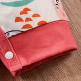 Maxbell Newborn Cartoon Pyjama Playsuit Outfits Clothes for Halloween Holiday Casual 6 to 9 Months