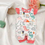 Maxbell Newborn Cartoon Pyjama Playsuit Outfits Clothes for Halloween Holiday Casual 6 to 9 Months