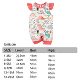 Maxbell Newborn Cartoon Pyjama Playsuit Outfits Clothes for Halloween Holiday Casual 18 to 24 Months
