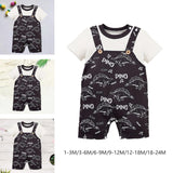 Maxbell Baby Short Sleeve Rompers Summer Crawl Coveralls for Holiday Daily Wear 1 to 3 Month