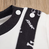 Maxbell Baby Short Sleeve Rompers Summer Crawl Coveralls for Holiday Daily Wear 1 to 3 Month