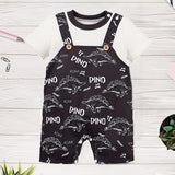 Maxbell Baby Short Sleeve Rompers Summer Crawl Coveralls for Holiday Daily Wear 9 to 12 Month