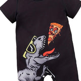 Maxbell Newborn Infant Baby Summer Short Sleeve Rompers Photo Outfits for Home Party 1 to 3 months