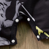 Maxbell Newborn Infant Baby Summer Short Sleeve Rompers Photo Outfits for Home Party 6 to 9 months