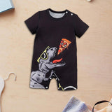 Maxbell Newborn Infant Baby Summer Short Sleeve Rompers Photo Outfits for Home Party 6 to 9 months