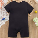 Maxbell Newborn Infant Baby Summer Short Sleeve Rompers Photo Outfits for Home Party 9 to 12 months