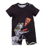 Maxbell Newborn Infant Baby Summer Short Sleeve Rompers Photo Outfits for Home Party 9 to 12 months