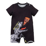 Maxbell Newborn Infant Baby Summer Short Sleeve Rompers Photo Outfits for Home Party 9 to 12 months