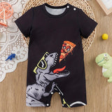 Maxbell Newborn Infant Baby Summer Short Sleeve Rompers Photo Outfits for Home Party 9 to 12 months