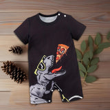 Maxbell Newborn Infant Baby Summer Short Sleeve Rompers Photo Outfits for Home Party 18 to 24 months