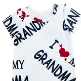 Maxbell Newborn Cartoon Pyjama Playsuit Breathable for Outdoor Holiday Wedding Party 1 to 3 Month