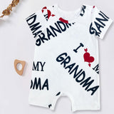 Maxbell Newborn Cartoon Pyjama Playsuit Breathable for Outdoor Holiday Wedding Party 1 to 3 Month
