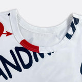 Maxbell Newborn Cartoon Pyjama Playsuit Breathable for Outdoor Holiday Wedding Party 6 to 9 Month