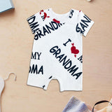 Maxbell Newborn Cartoon Pyjama Playsuit Breathable for Outdoor Holiday Wedding Party 6 to 9 Month
