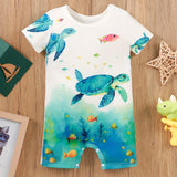 Maxbell Baby Clothing Jumpsuit Climb Clothing Newborn Fashion Home Short Sleeve 9 to 12 month