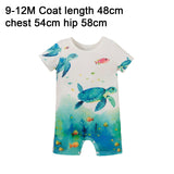 Maxbell Baby Clothing Jumpsuit Climb Clothing Newborn Fashion Home Short Sleeve 9 to 12 month