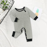 Maxbell Baby Long Sleeve Romper Bodysuit for Baptism Thanksgiving Day Birthday Party 1 to 3 Months