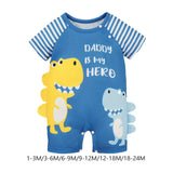 Maxbell Baby Short Sleeve Rompers Crawl Coveralls for Photography Props Home Holiday 1 to 3 Month