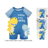 Maxbell Baby Short Sleeve Rompers Crawl Coveralls for Photography Props Home Holiday 1 to 3 Month