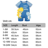 Maxbell Baby Short Sleeve Rompers Crawl Coveralls for Photography Props Home Holiday 3  to  6 Month