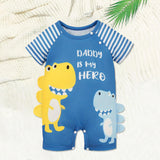 Maxbell Baby Short Sleeve Rompers Crawl Coveralls for Photography Props Home Holiday 3  to  6 Month