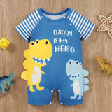 Maxbell Baby Short Sleeve Rompers Crawl Coveralls for Photography Props Home Holiday 18  to 24 Month