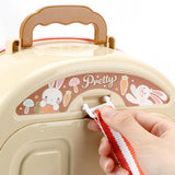 Maxbell Pet Backpack Toy Suitcase Pet House Carrier Toy for Party Birthday Gathering Pink