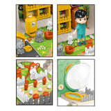 Maxbell Pet Backpack Toy Suitcase Pet House Carrier Toy for Party Birthday Gathering green