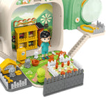 Maxbell Pet Backpack Toy Suitcase Pet House Carrier Toy for Party Birthday Gathering green