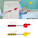 Maxbell 3xTelescopic Teachers Pointer Extendable for Meeting Kindergarten Presentation Red