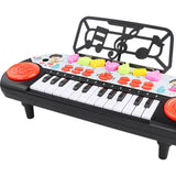 Maxbell Electronic Keyboard Multi Function Teaching for Kids Electric Keyboard Piano red