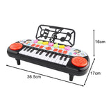 Maxbell Electronic Keyboard Multi Function Teaching for Kids Electric Keyboard Piano red