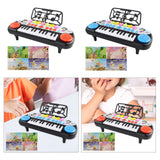 Maxbell Electronic Keyboard Multi Function Teaching for Kids Electric Keyboard Piano red