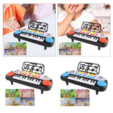 Maxbell Electronic Keyboard Multi Function Teaching for Kids Electric Keyboard Piano red