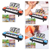 Maxbell Electronic Keyboard Multi Function Teaching for Kids Electric Keyboard Piano red