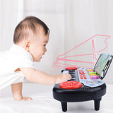 Maxbell Electronic Keyboard Multi Function Teaching for Kids Electric Keyboard Piano red