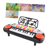 Maxbell Electronic Keyboard Multi Function Teaching for Kids Electric Keyboard Piano red