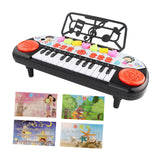 Maxbell Electronic Keyboard Multi Function Teaching for Kids Electric Keyboard Piano red