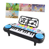 Maxbell Electronic Keyboard Multi Function Teaching for Kids Electric Keyboard Piano blue