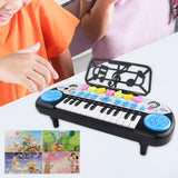 Maxbell Electronic Keyboard Multi Function Teaching for Kids Electric Keyboard Piano blue