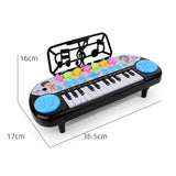 Maxbell Electronic Keyboard Multi Function Teaching for Kids Electric Keyboard Piano blue