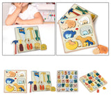 Maxbell Kids Matching Puzzle Sensory Development Early Development for Baby Children Animal
