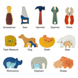 Maxbell Kids Matching Puzzle Sensory Development Early Development for Baby Children Animal