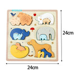 Maxbell Kids Matching Puzzle Sensory Development Early Development for Baby Children Animal