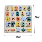 Maxbell Kids Matching Puzzle Sensory Development Early Development for Baby Children Numbers