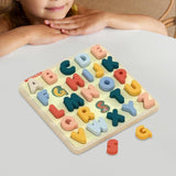 Maxbell Kids Matching Puzzle Sensory Development Early Development for Baby Children Letters